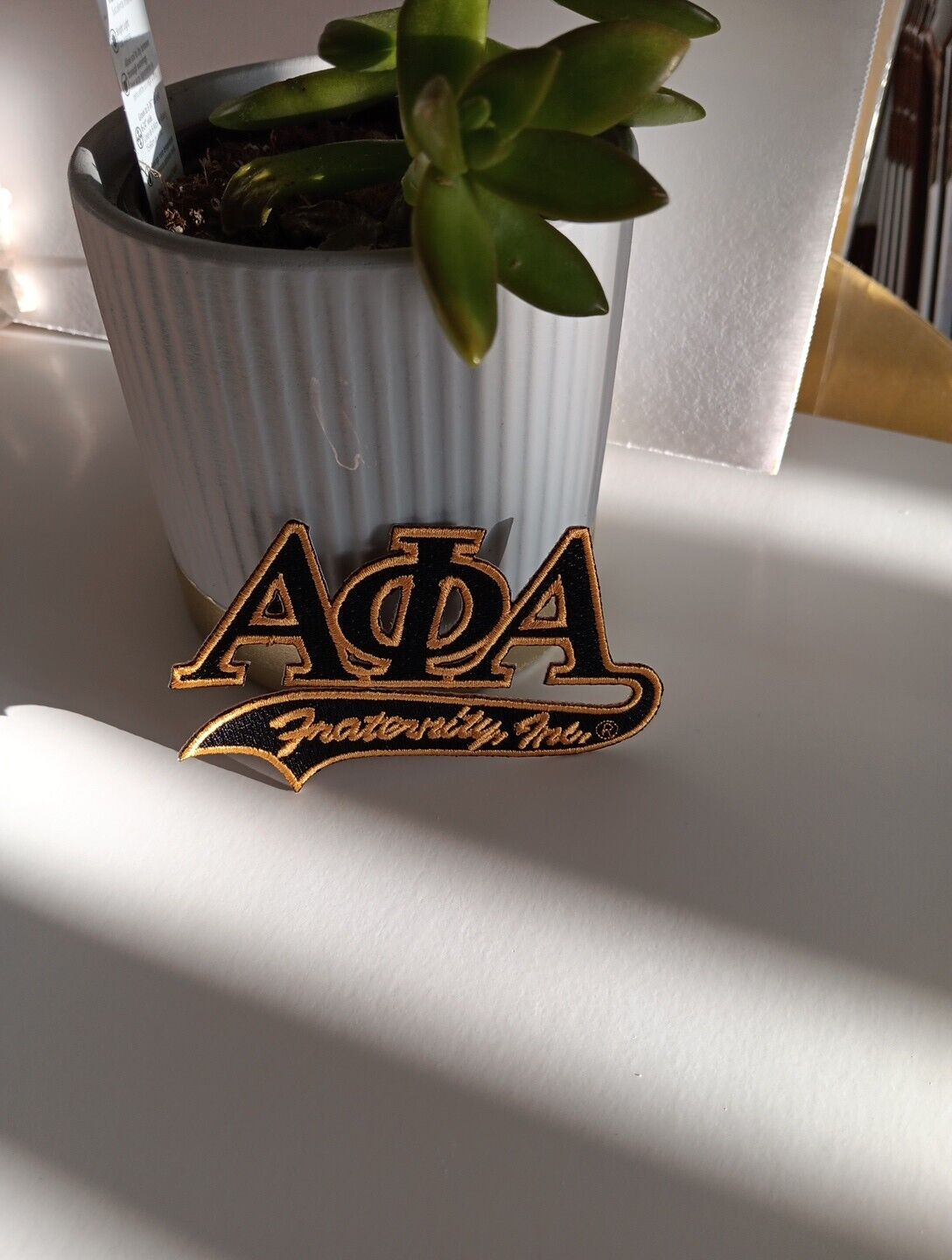 Alpha Phi Alpha Fraternity Inc. Iron On Patch