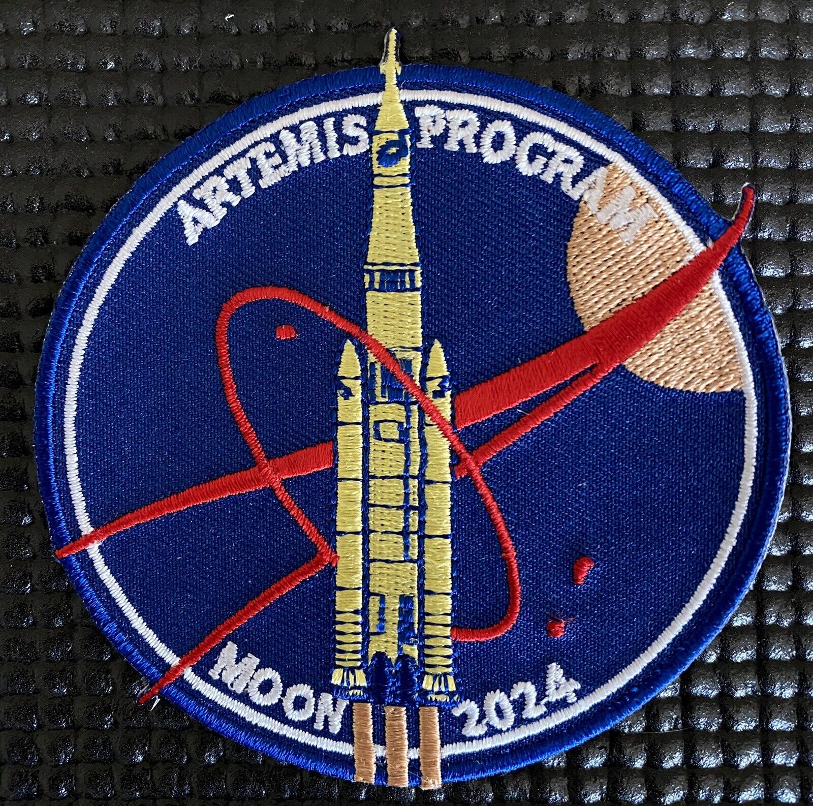 ARTEMIS PROGRAM - NASA MOON 2024 CAMPAIGN ASTRONAUT MISSION PATCH - 3.5”