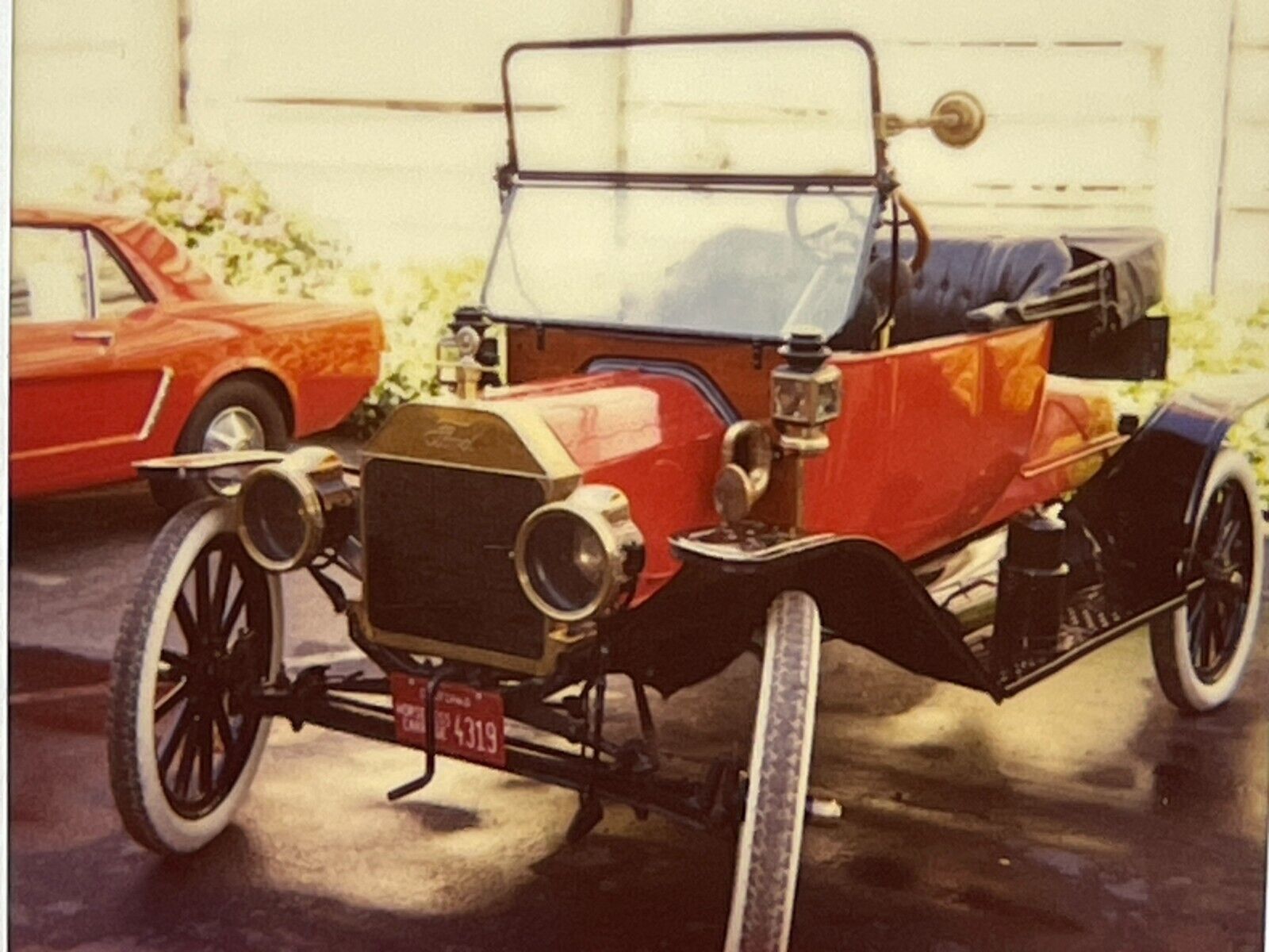 CCH 2 Photographs From 1980-90's Polaroid Artistic Of A 1914 Ford Model A