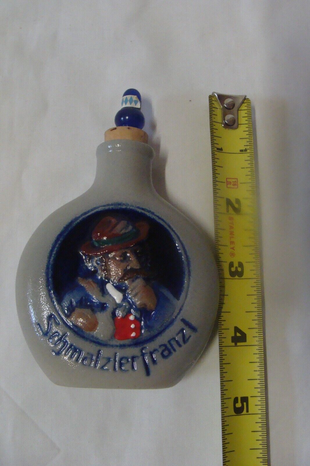 Vintage German Bavarian Schmalzlerfranzel Snuff Bottle 