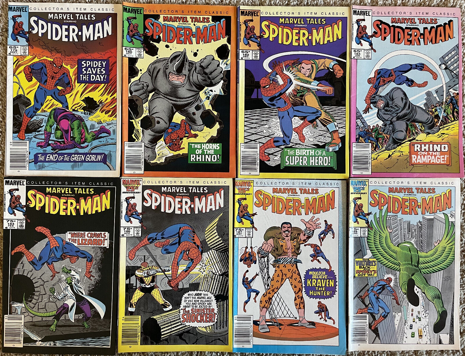 Marvel Tales Spider-Man Lot #16 Marvel comic  series from the 1970s