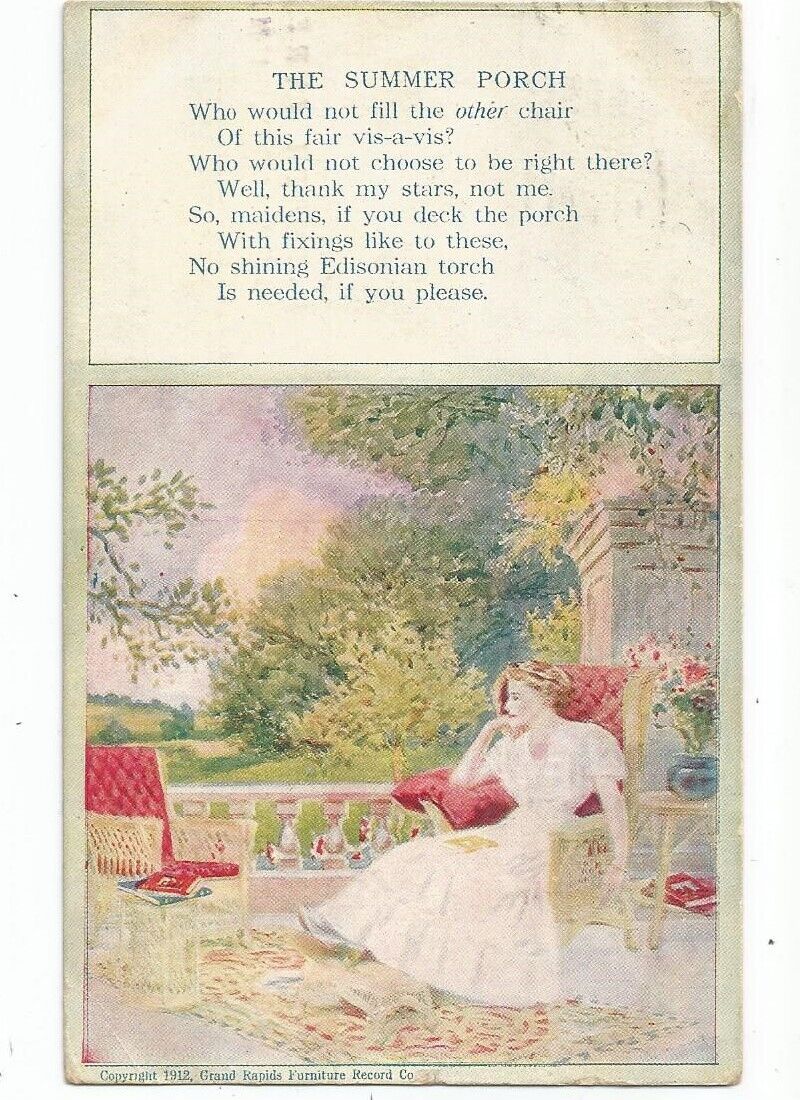 Baltimore, MD Maryland 1913 Advertising Postcard, Mattress Store, July Calendar