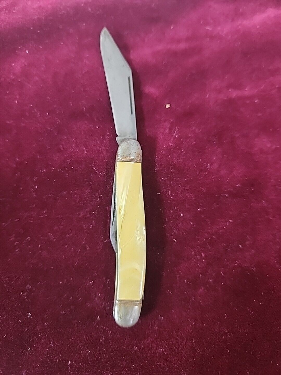 Vintage Cracked Ice Hammer Brand 2 Blade Pocket Knife