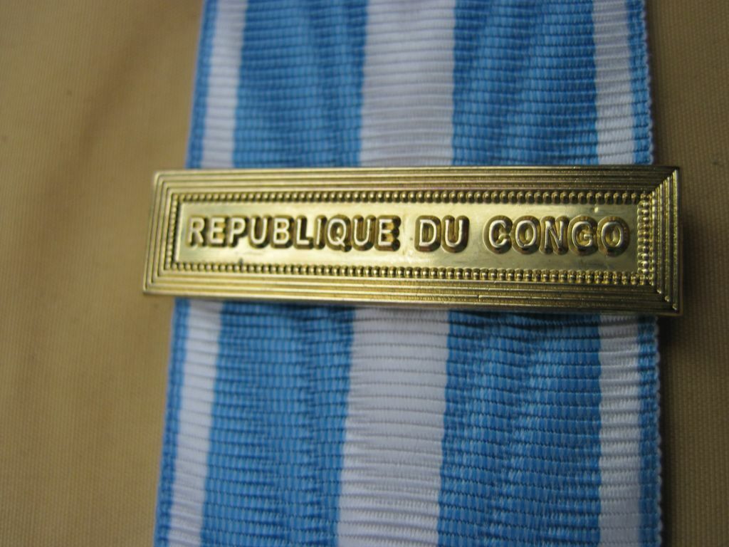 REPUBLIC OF CONGO Overseas Medal Staple