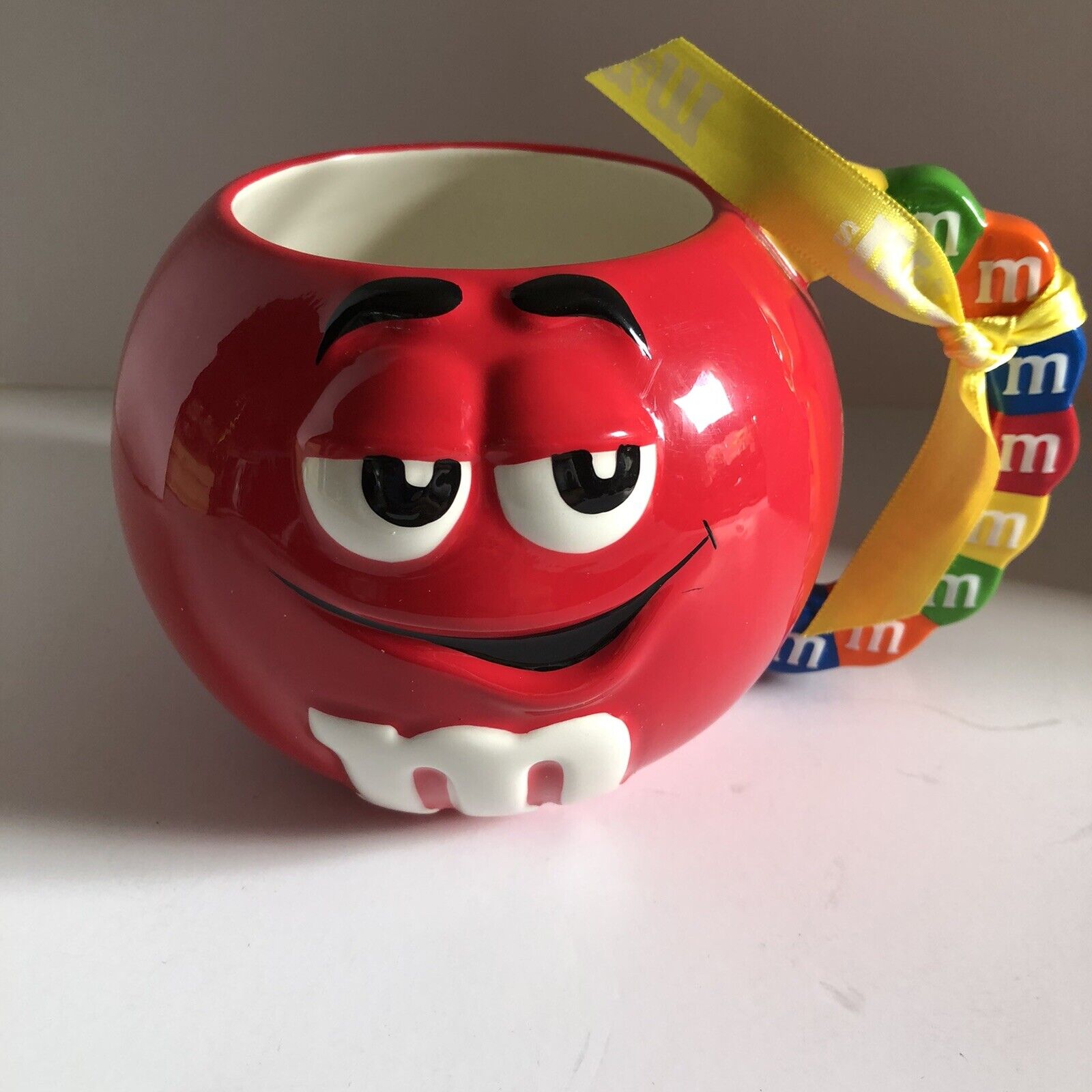 M&M\'s 3D Galerie Red Mug Cup with M&M Handle 2002