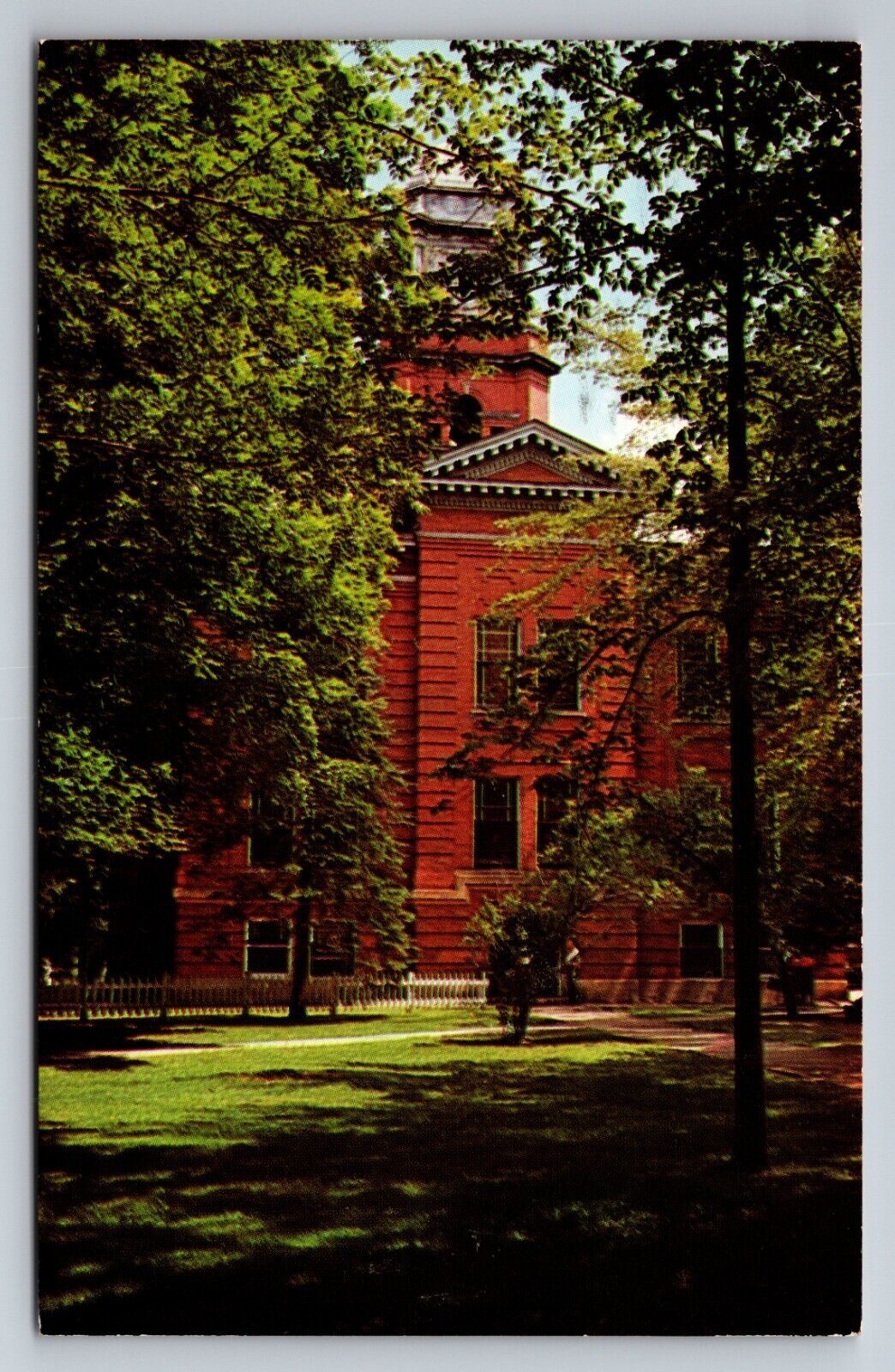 Forest County Courthouse Crandon Wisconsin Vintage Posted 1963 Postcard