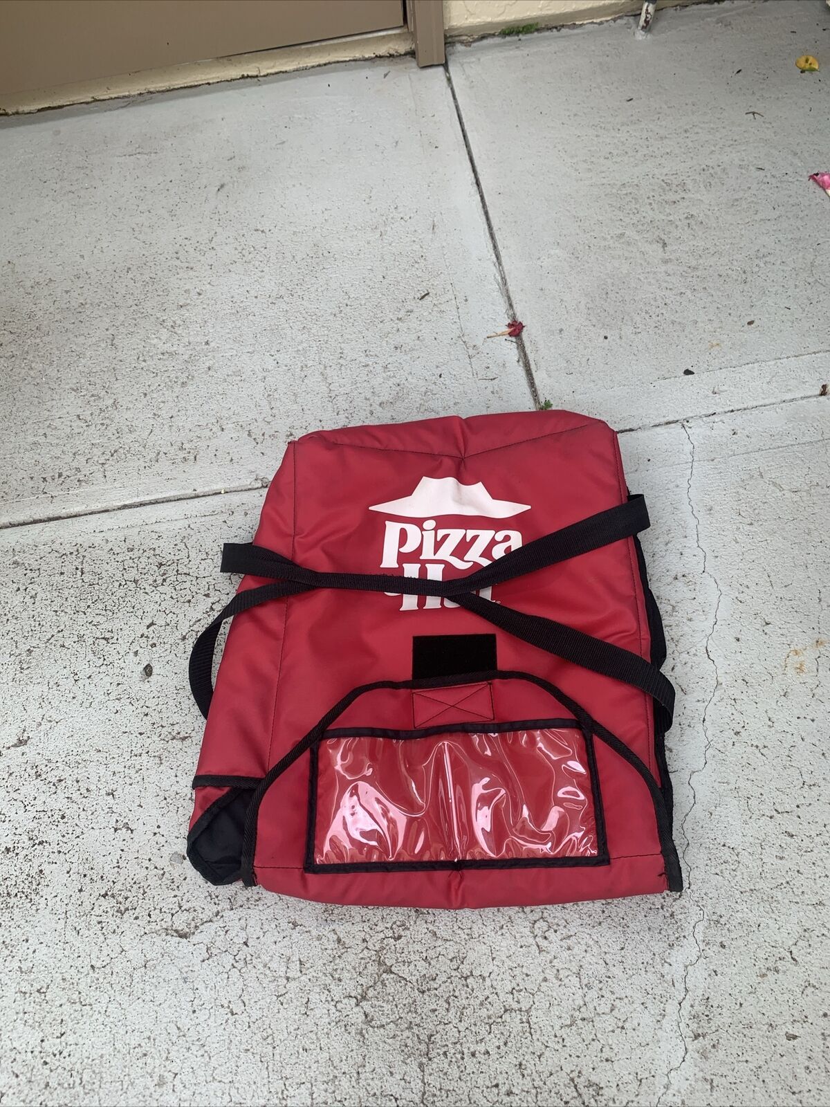 Pizza Hut Hot From The Hut Insulated Red Delivery Carry Bag