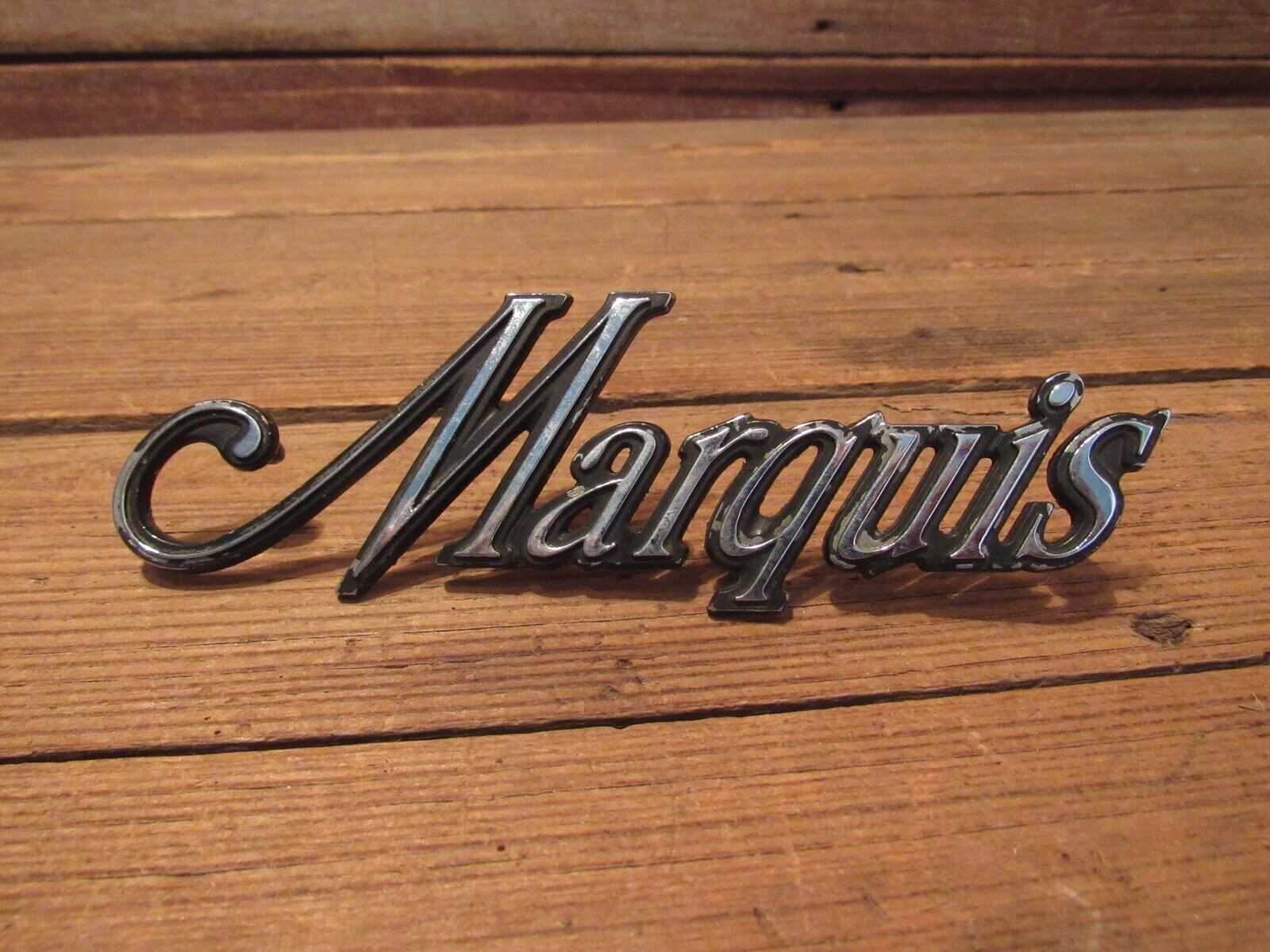 Vintage 1970\'s Mercury Grand Marquis Script Emblem D3MB-16098-BA