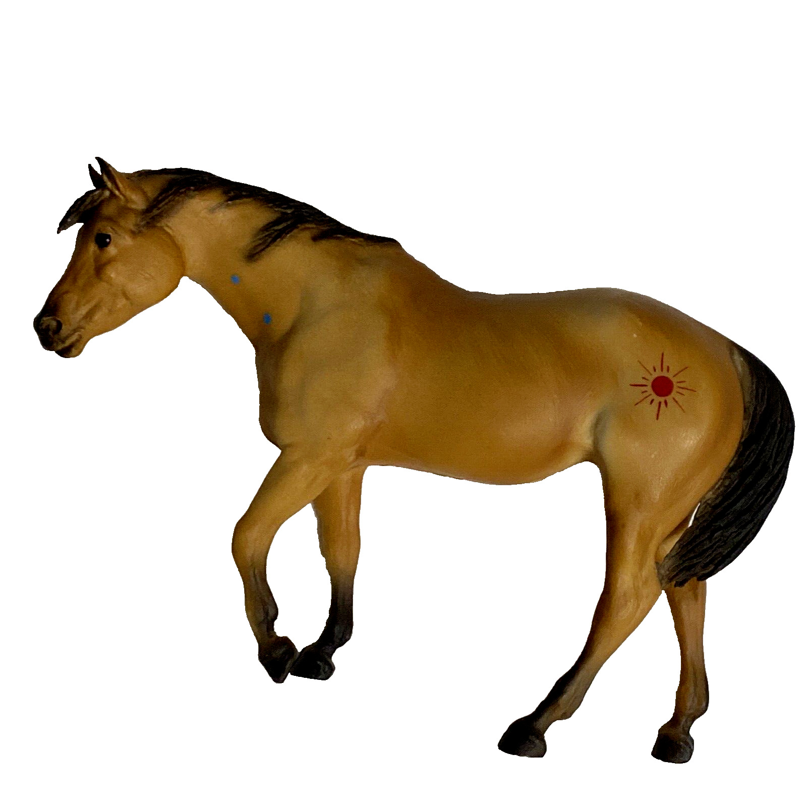 Breyer Buckskin Indian Pony with Warpaint Vintage Breyer Horse