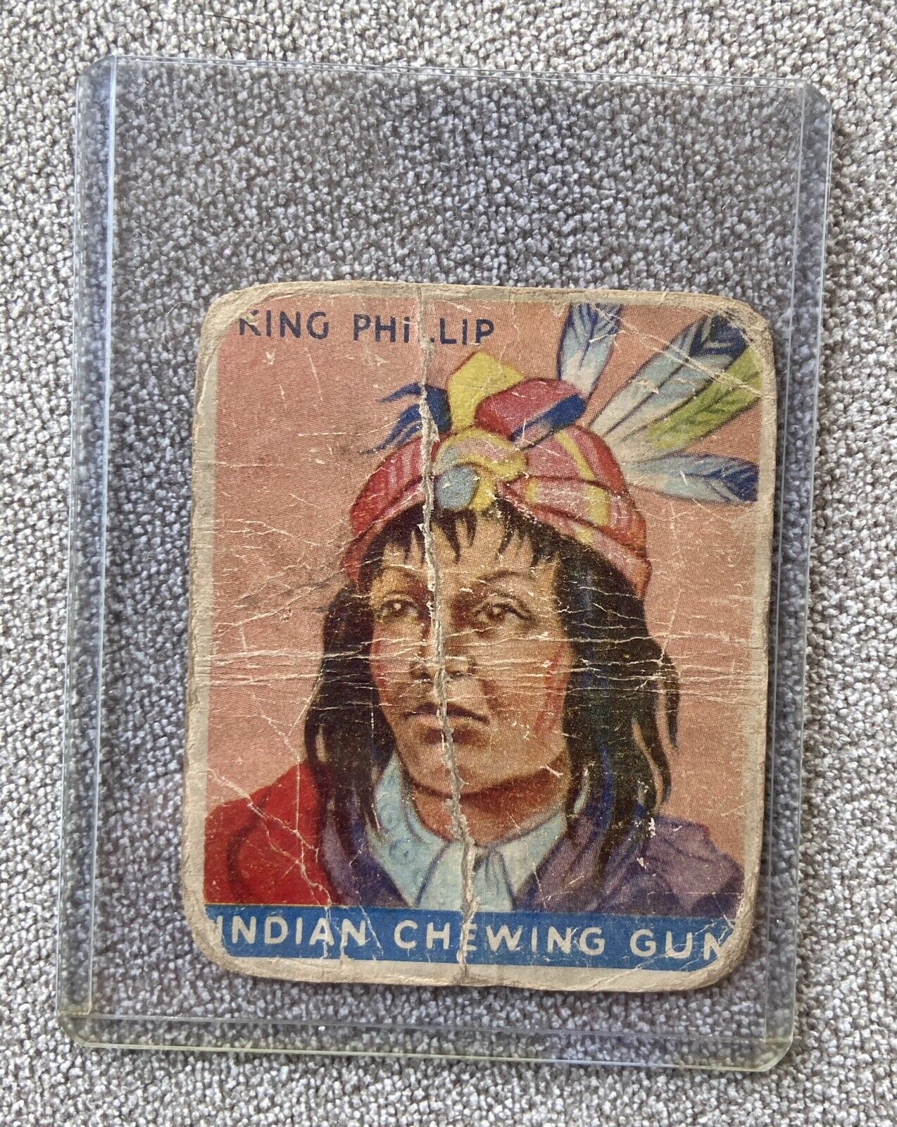 1931 Goudey Indian Gum Company King Phillip #30