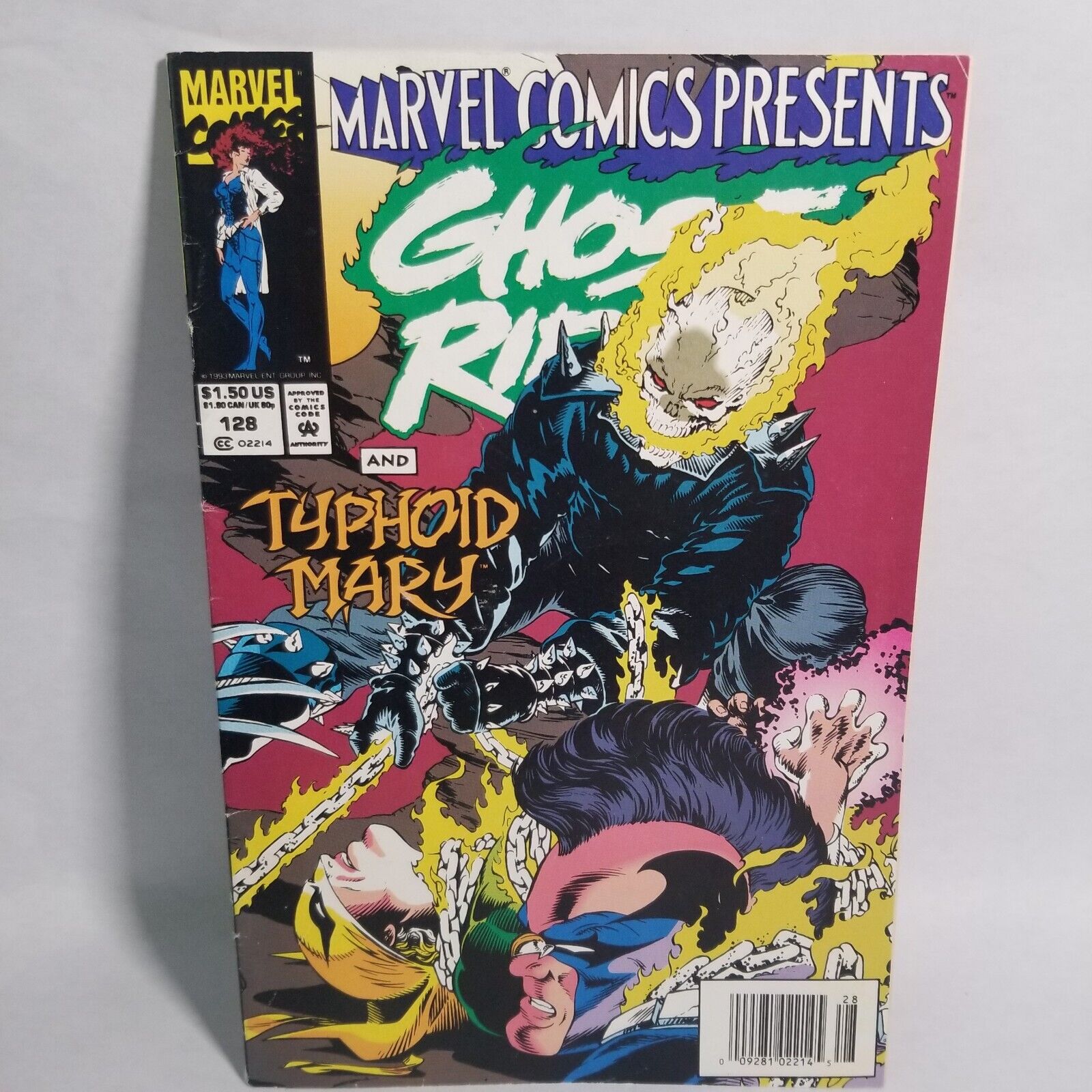 Marvel Comics 1993 Presents 128 Wolverine /Iron Fist. Ghost Rider/Typhoid Mary