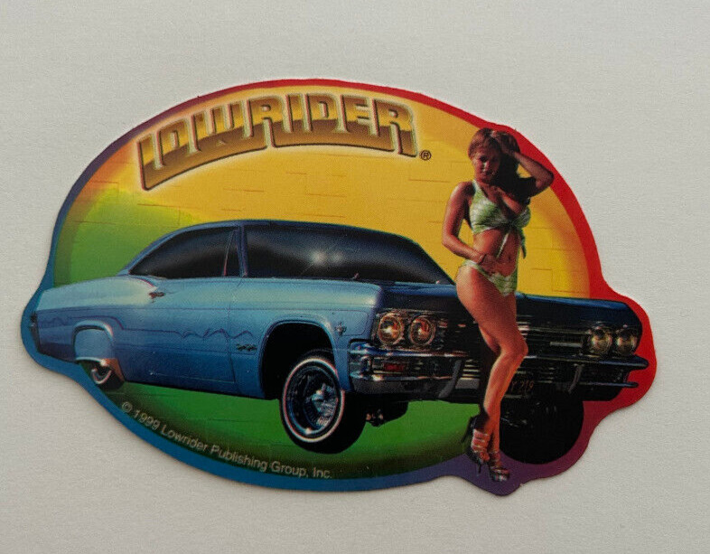 Vintage Lowriders Magazine Sticker