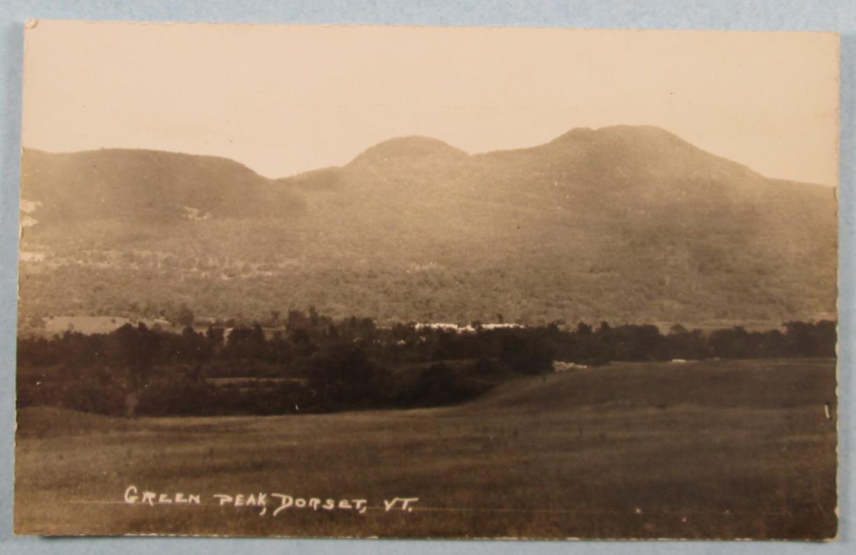 RPPC Green Peak, Dorset, VT Vermont Real Photo Postcard (#5804)