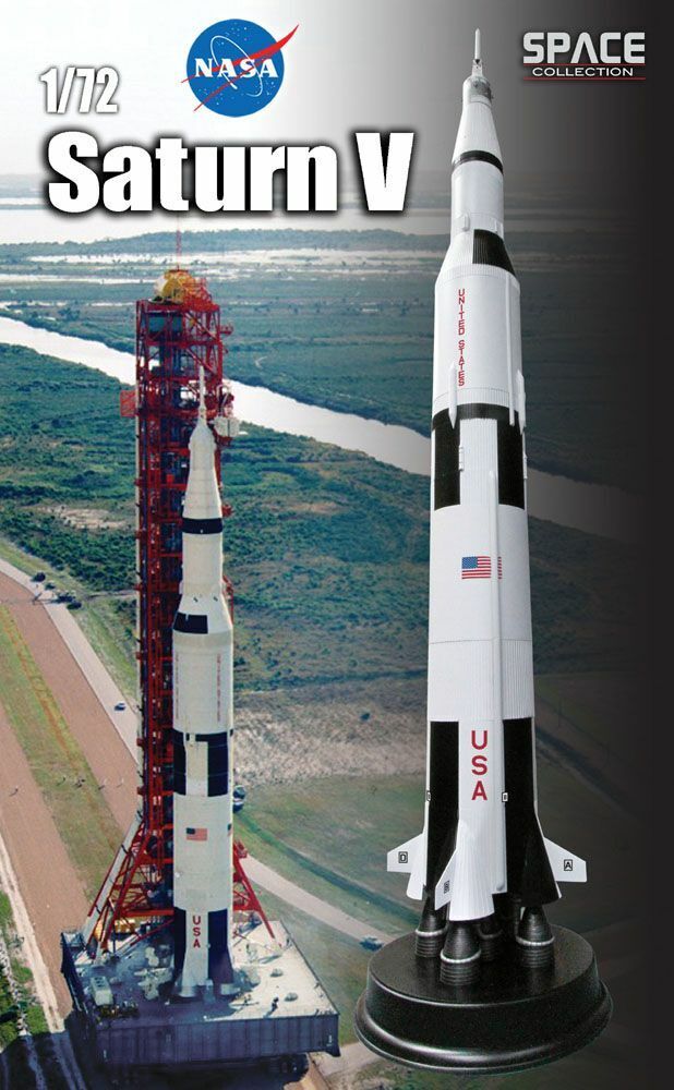 Dragon 50388 NASA Apollo 11 Saturn V Moon Rocket Launch Vehicle Space 1/72 Model