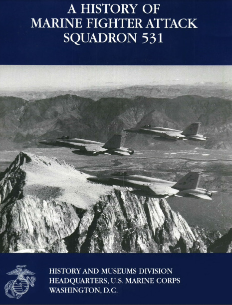 WW II USMC Marine VMF 531(N) Night Fighter Squadron History Book
