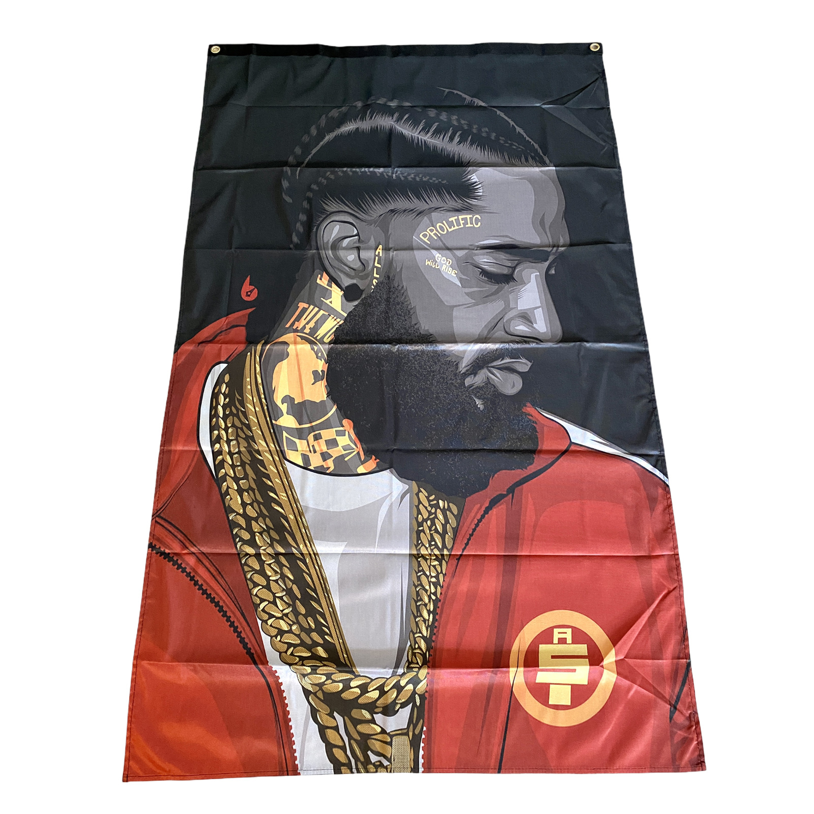 Nipsey Hussle Tribute 3ftx5ft flag banner limited edition single sided 