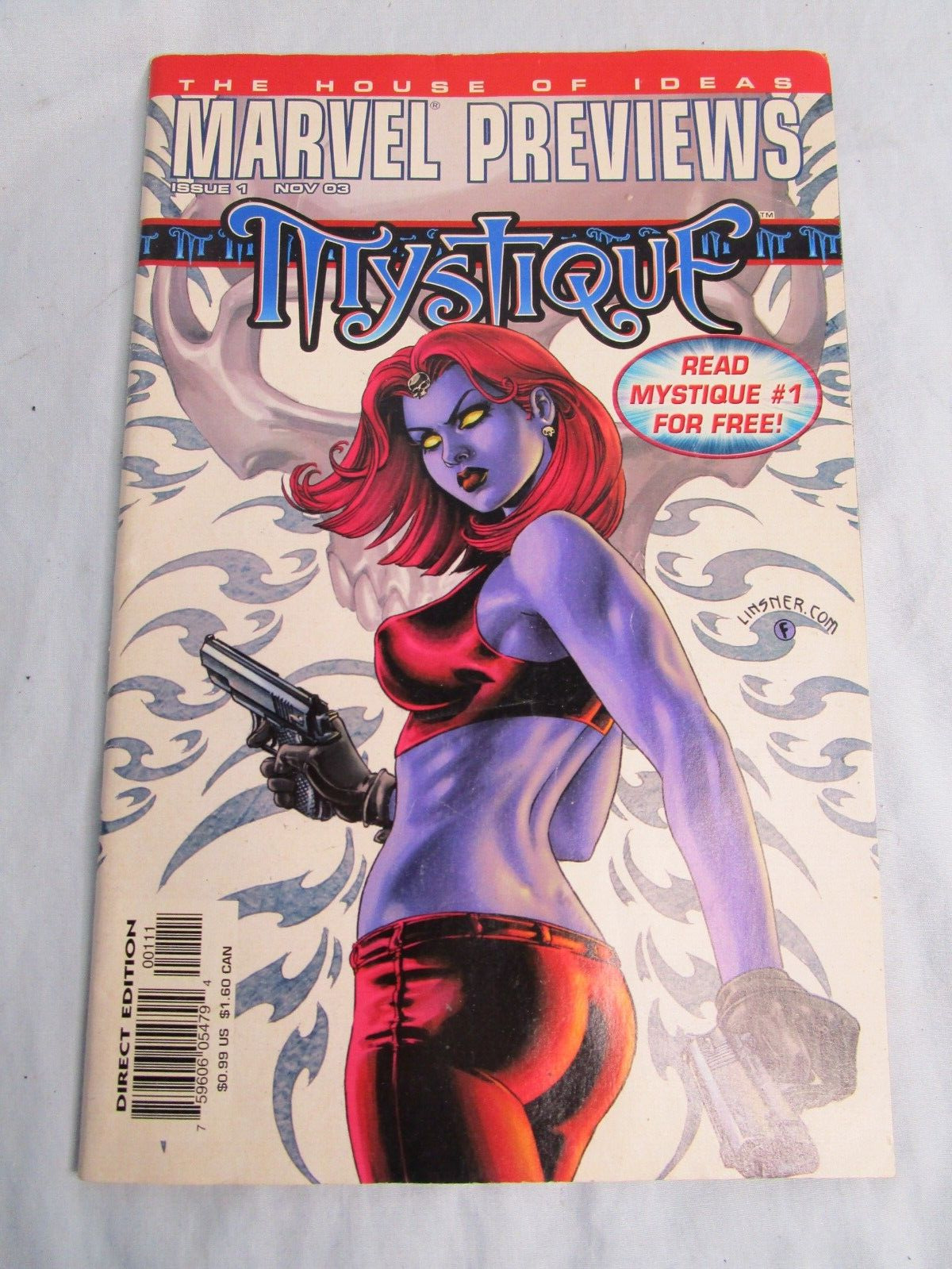 Marvel Previews Comic-issue 1 Nov 2003-Mystique #1*