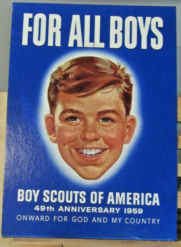 1959 Boy Scouts of America FOR ALL BOYS Onward for God and My Country 14\