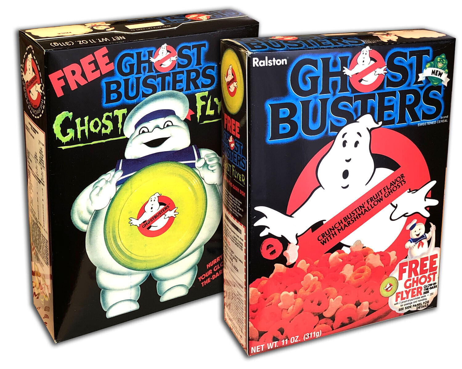 Ralston GHOSTBUSTERS Cereal Box (BOX ONLY)