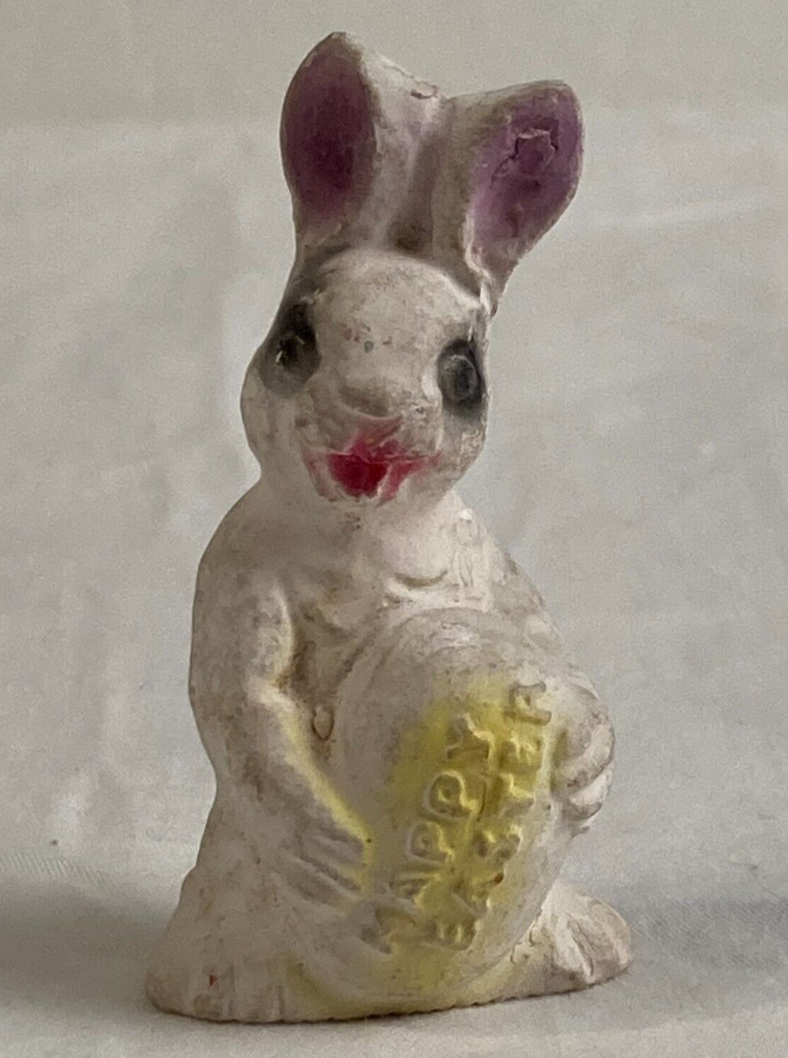 Vintage Minature Chalkware Easter Bunny