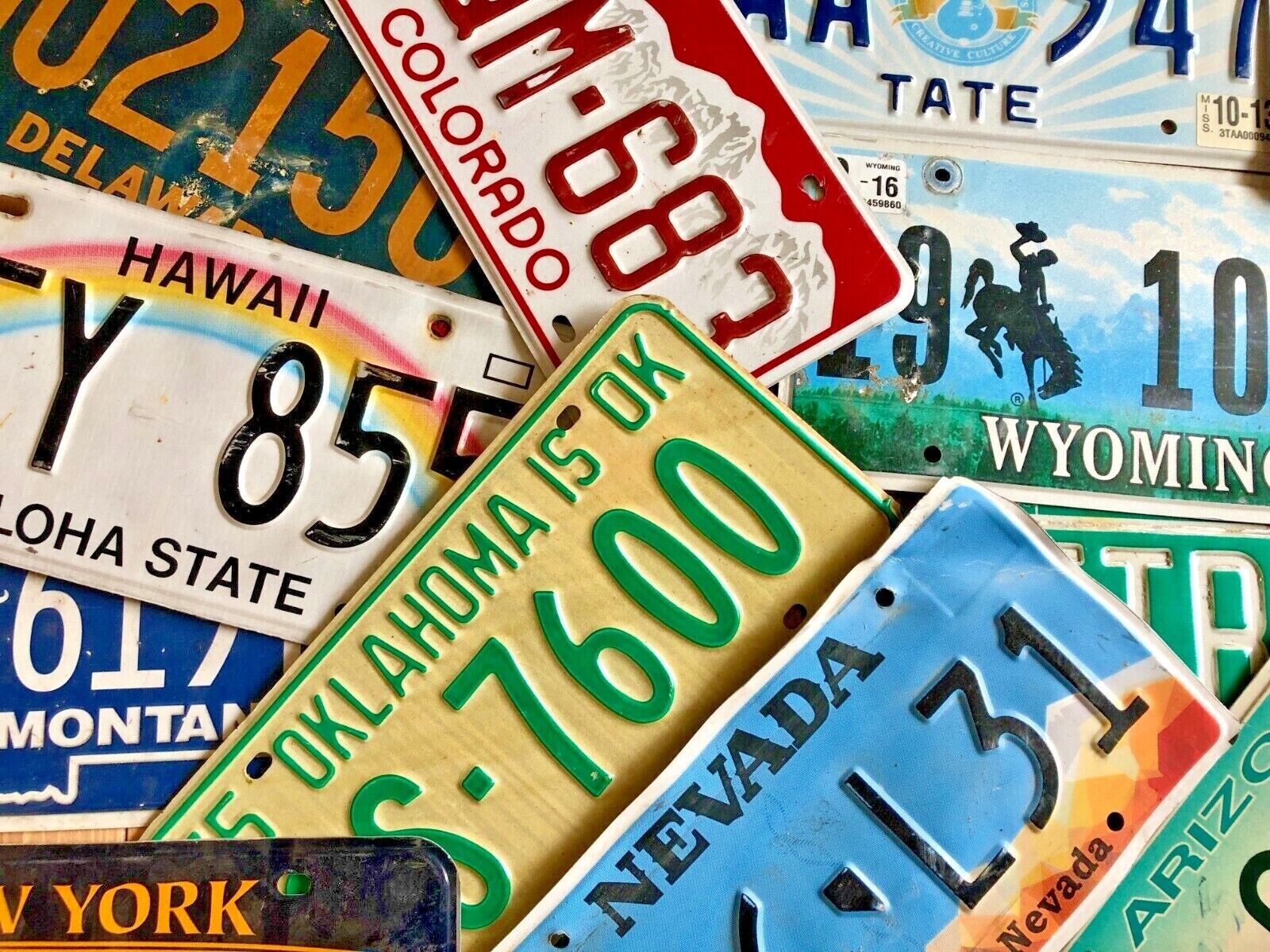 Authentic License Plates - All States Available & More In Craft Condition