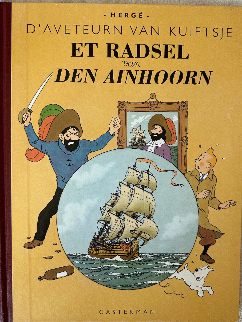 Hergé Tintin  Kuiftsje Et Radsel van Den Ainhorn Signed & numbered 1032/2500