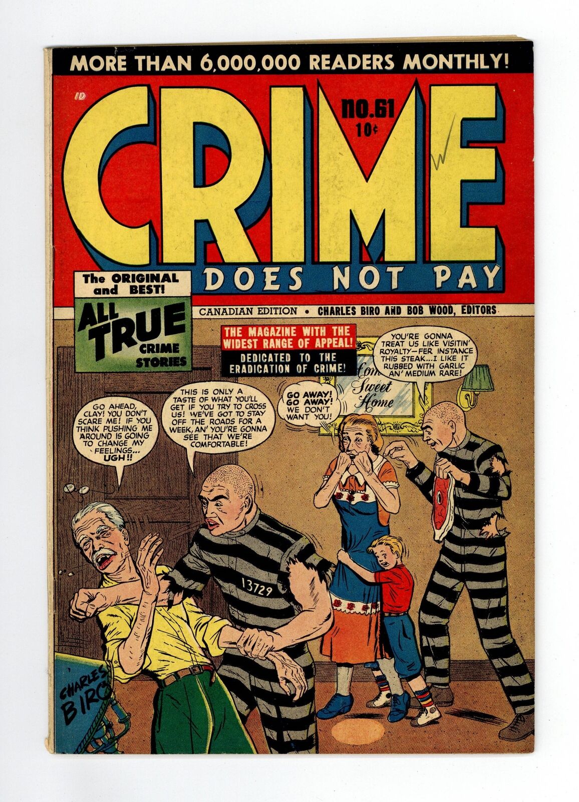 Crime Does Not Pay #61 VG- 3.5 1948 Canadian 1948 Superior