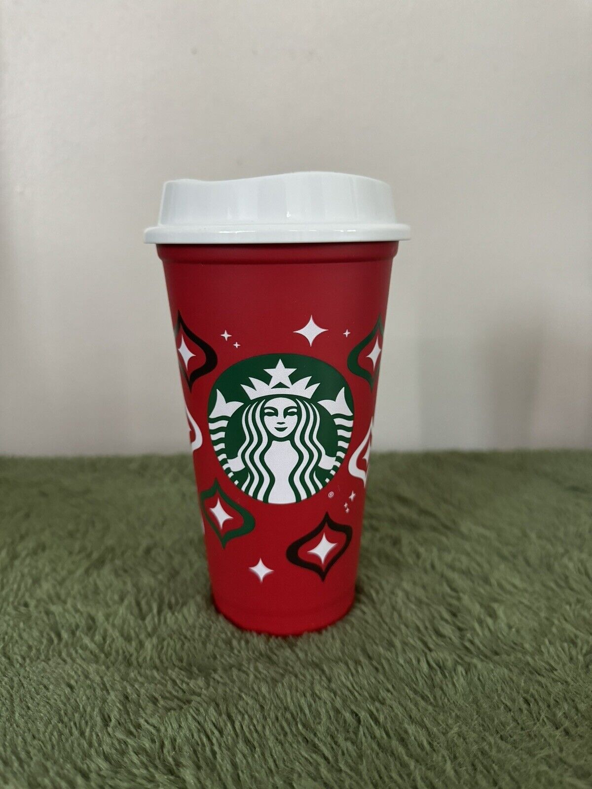 Starbucks 2023 Limited Reusable Grande Christmas 16oz Red Holiday Cup