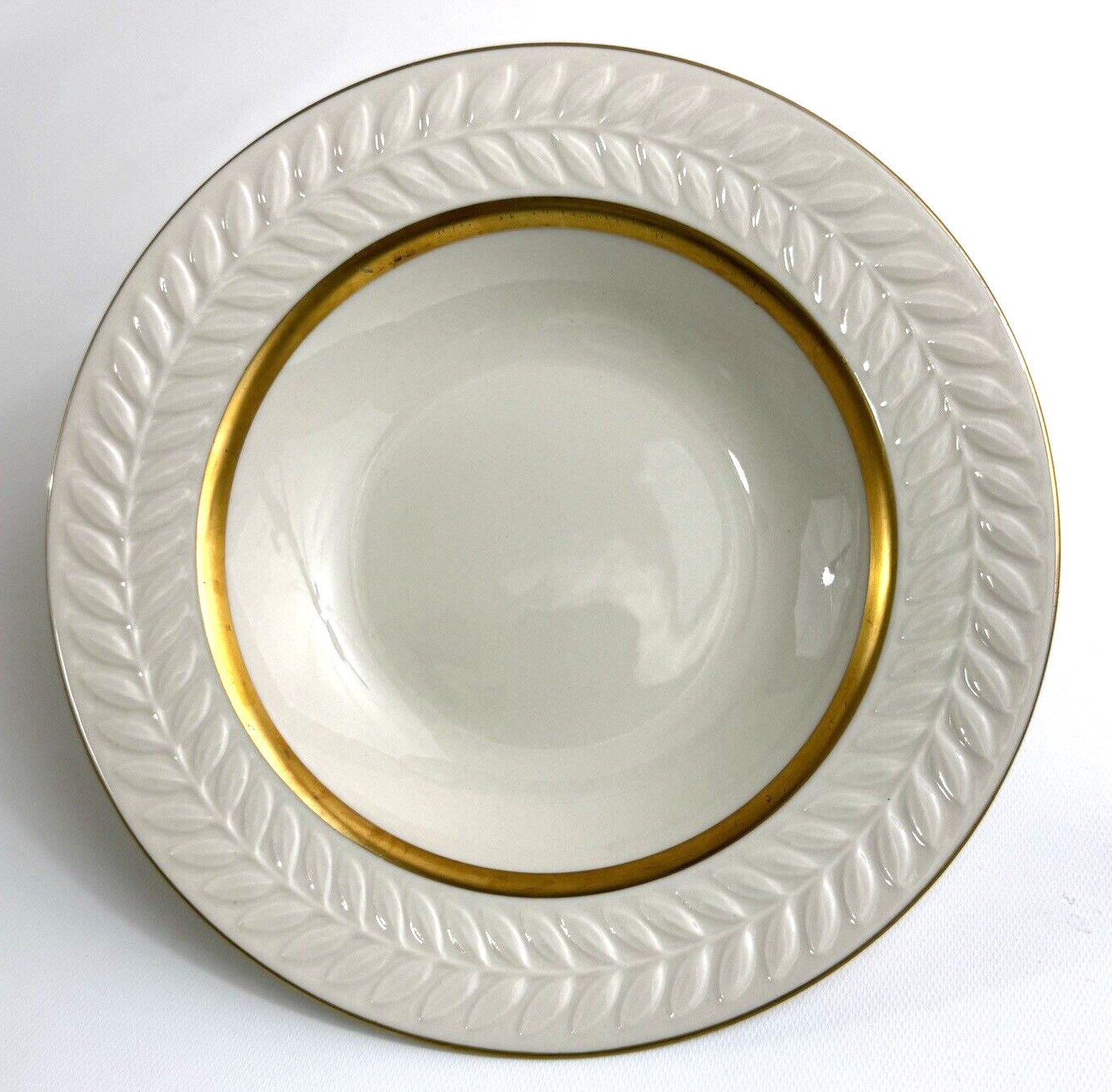 40\'s Theodore Haviland NY Fine China Embassy Replacement Soup Bowl Gold Band