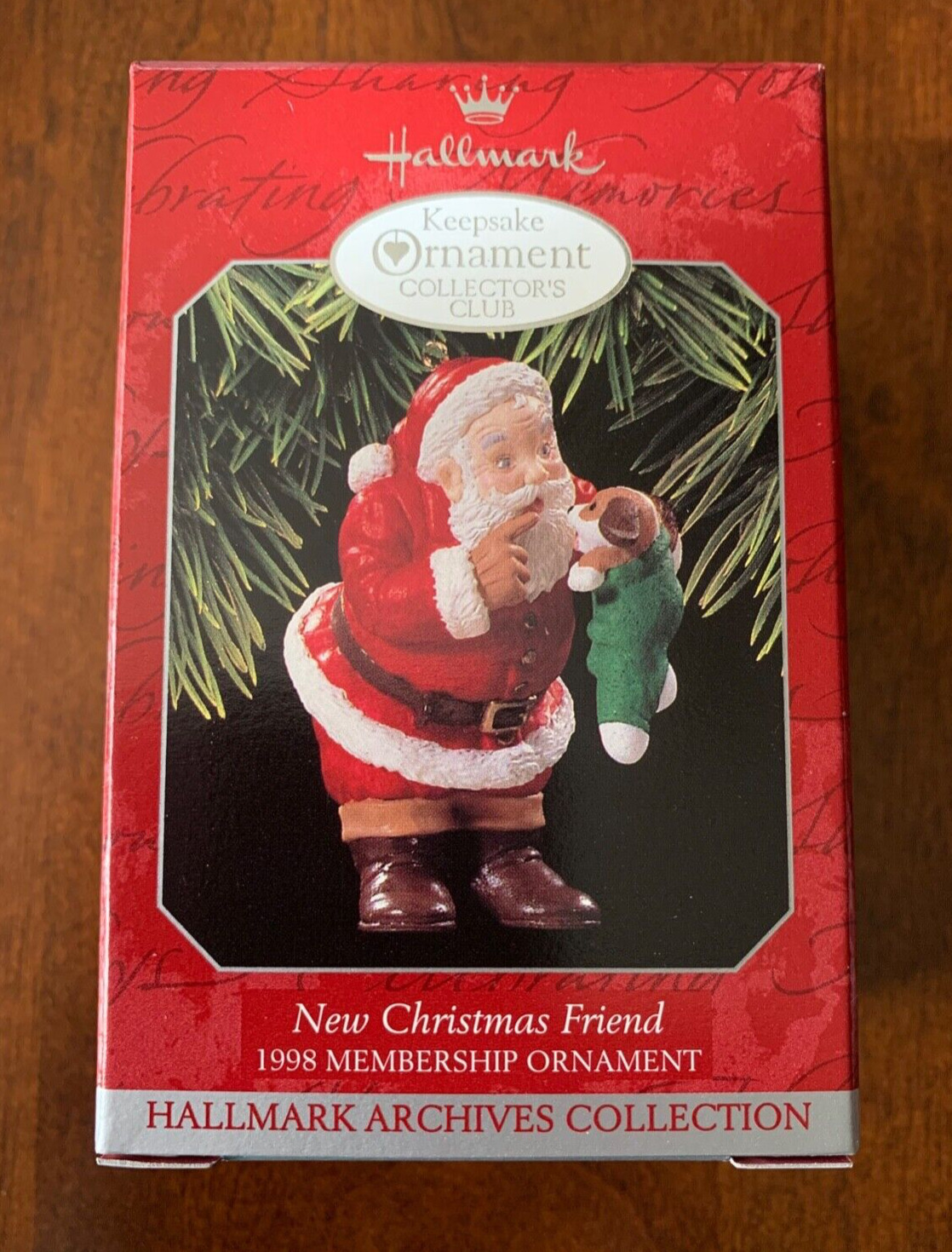 1998 Hallmark KOC Ornament ~ NEW CHRISTMAS FRIEND  ~ NEW