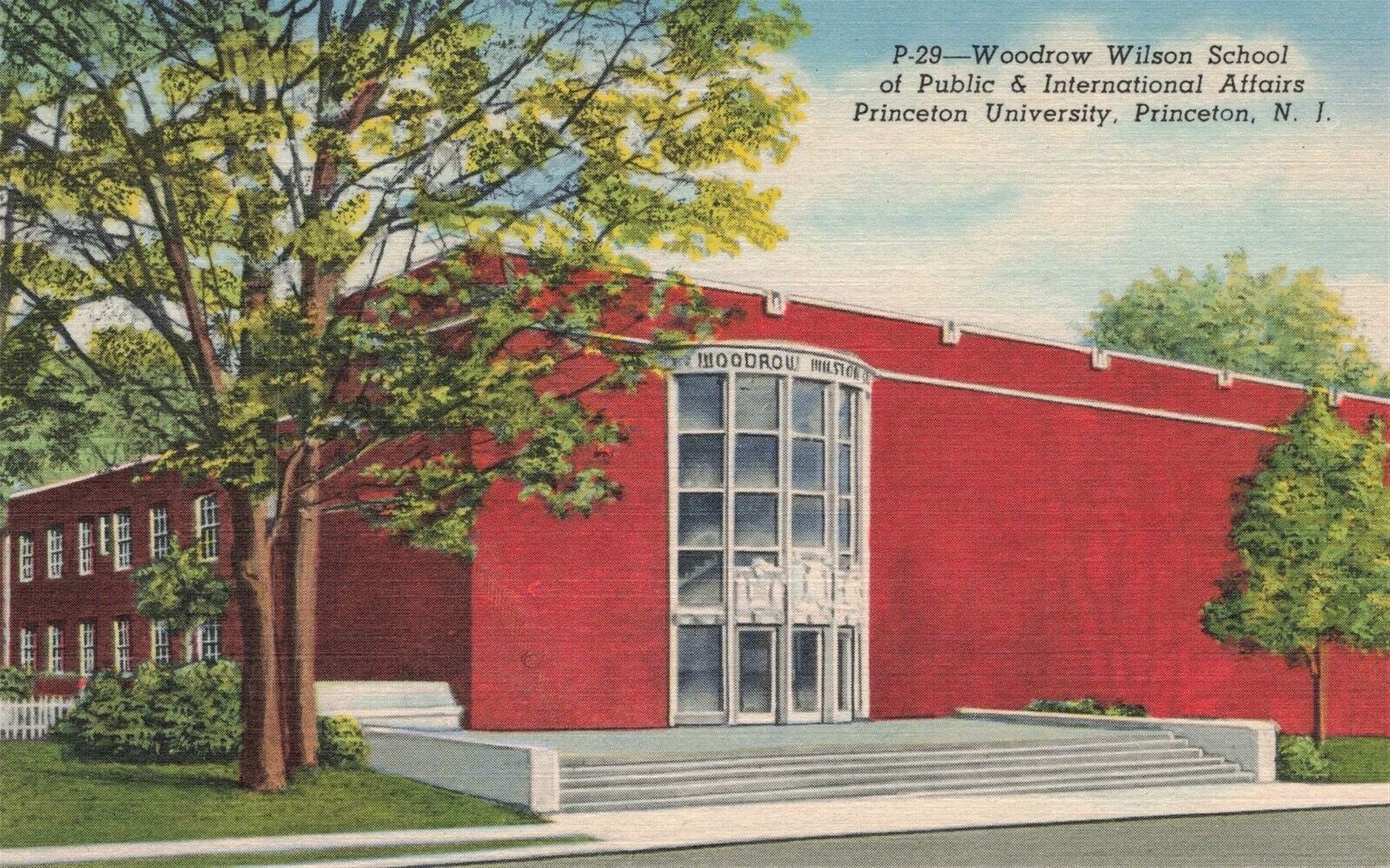 Princeton University NJ New Jersey Postcard E384