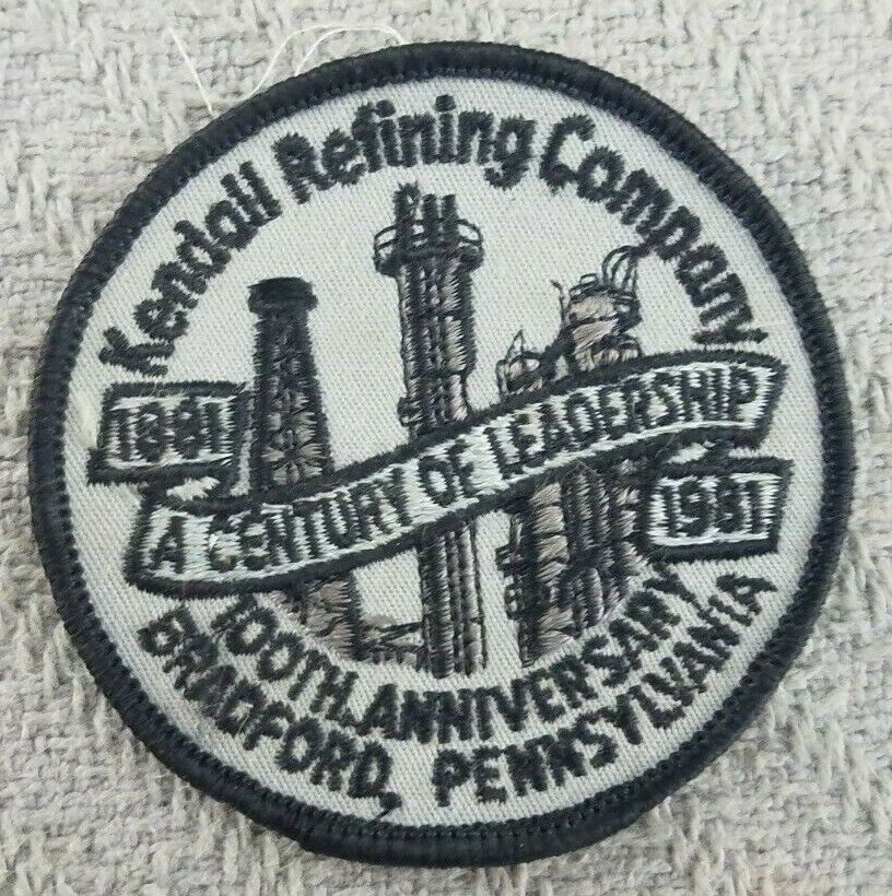 Kendall Refining Company 100th Anniversary 1981 Patch Oil Advertising