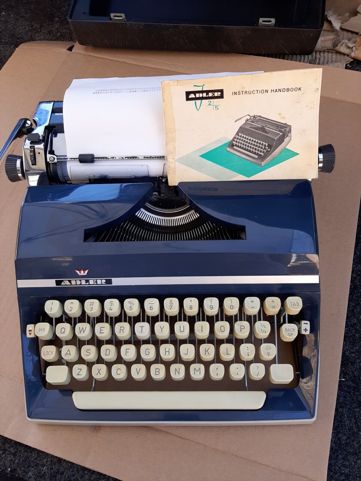 adler typewriter West Germany Needs Repair