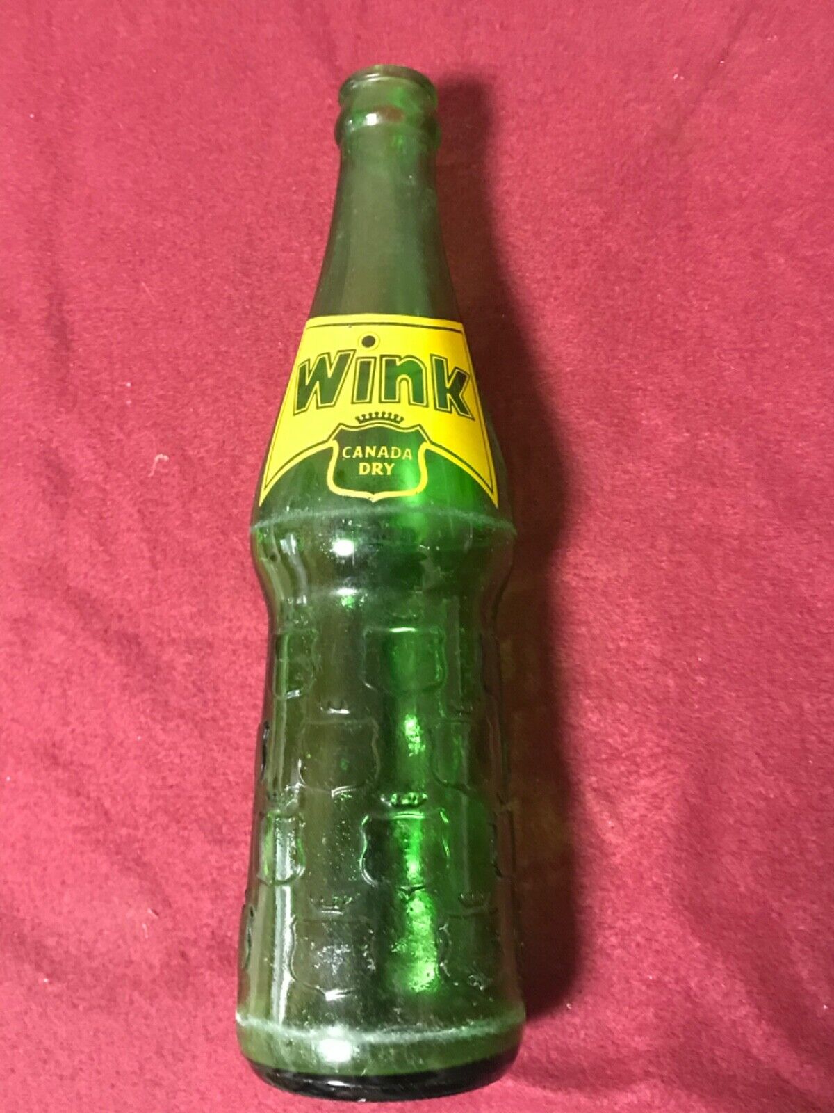 Rare Vintage Wink Soda Pop Bottle MEXICO 1960\'S