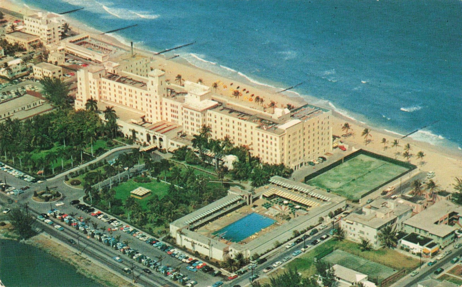 Hollywood Florida, Hollywood Beach Hotel & Country Club Advert, Vintage Postcard