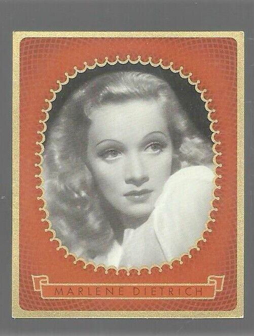 1937 BUNTE FILMBILDER FILM STARS #279  MARLENE DIETRICH  NM+  DRAMA BACK  KEY