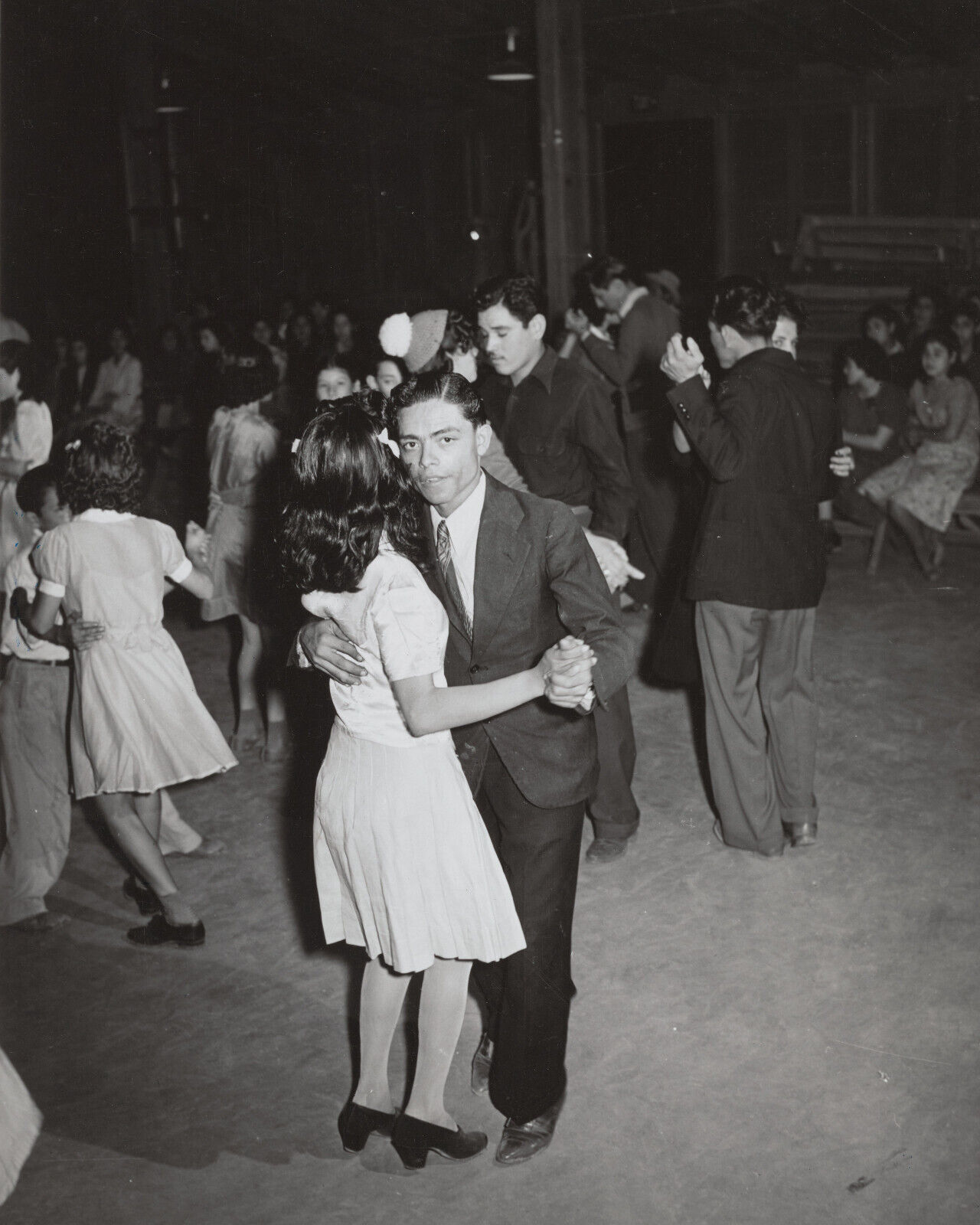 Photo 1940\'s Saturday night dance. Robstown camp, Texas 58448217