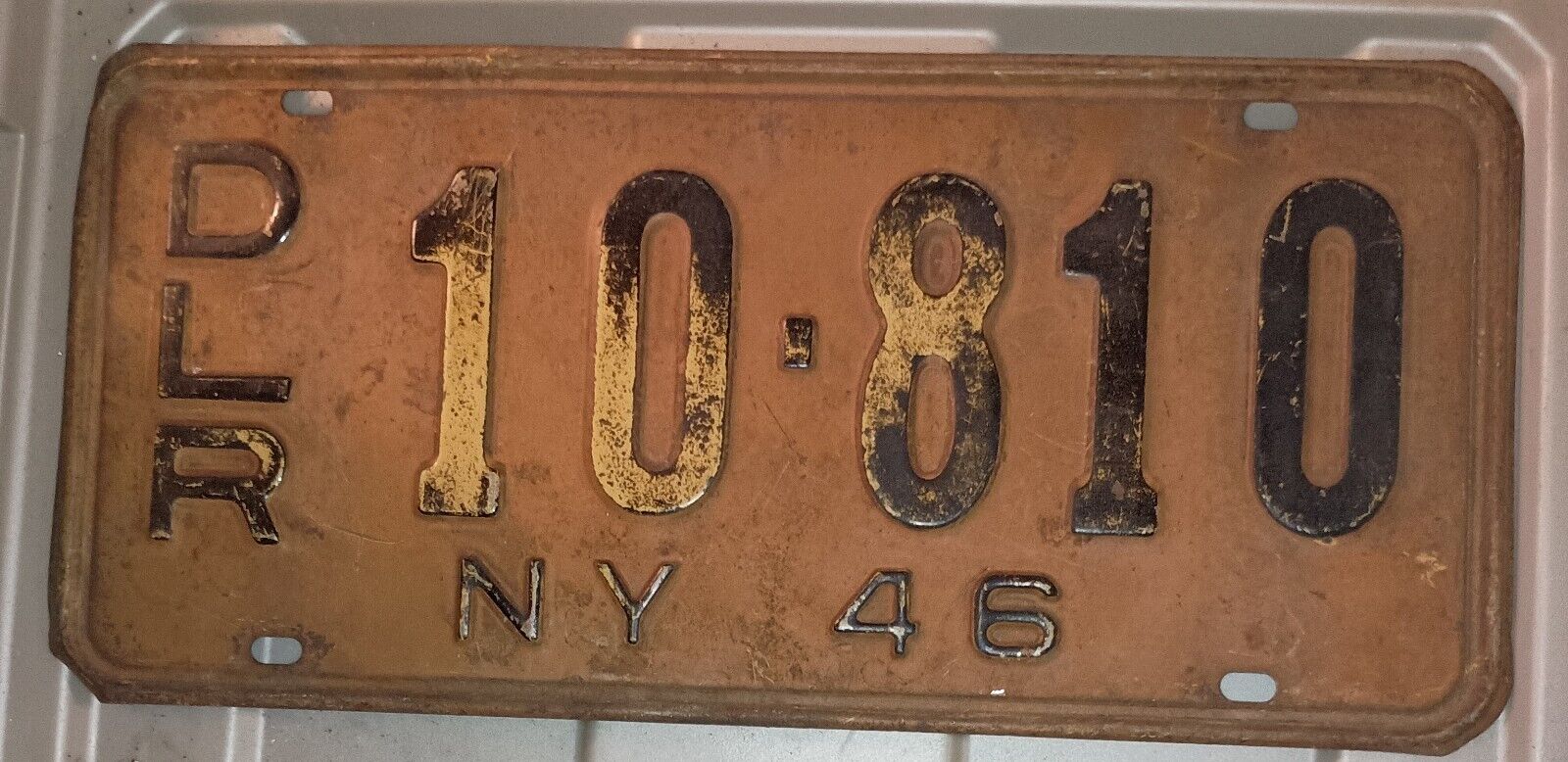 1946 New York Dealer License Plate