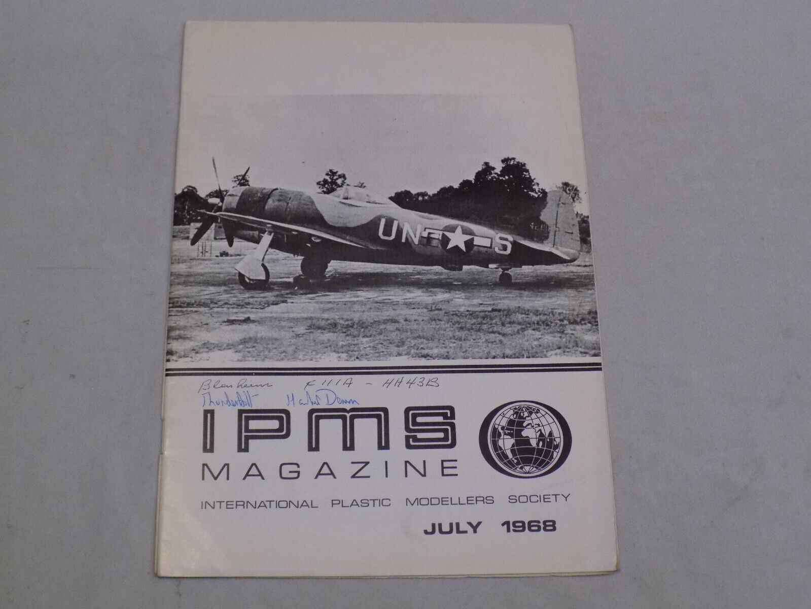 IPMS Magazine Jul 1968 International Plastic Modellers Society Blenheim Airplane