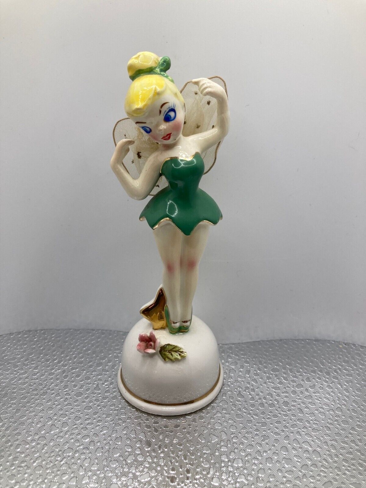 Vintage Tinker Bell Disneyland Ceramic Figurine Made in Japan