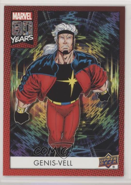 2019 Upper Deck Marvel 80th Anniversary High Series Color Spike Genis-Vell ob6