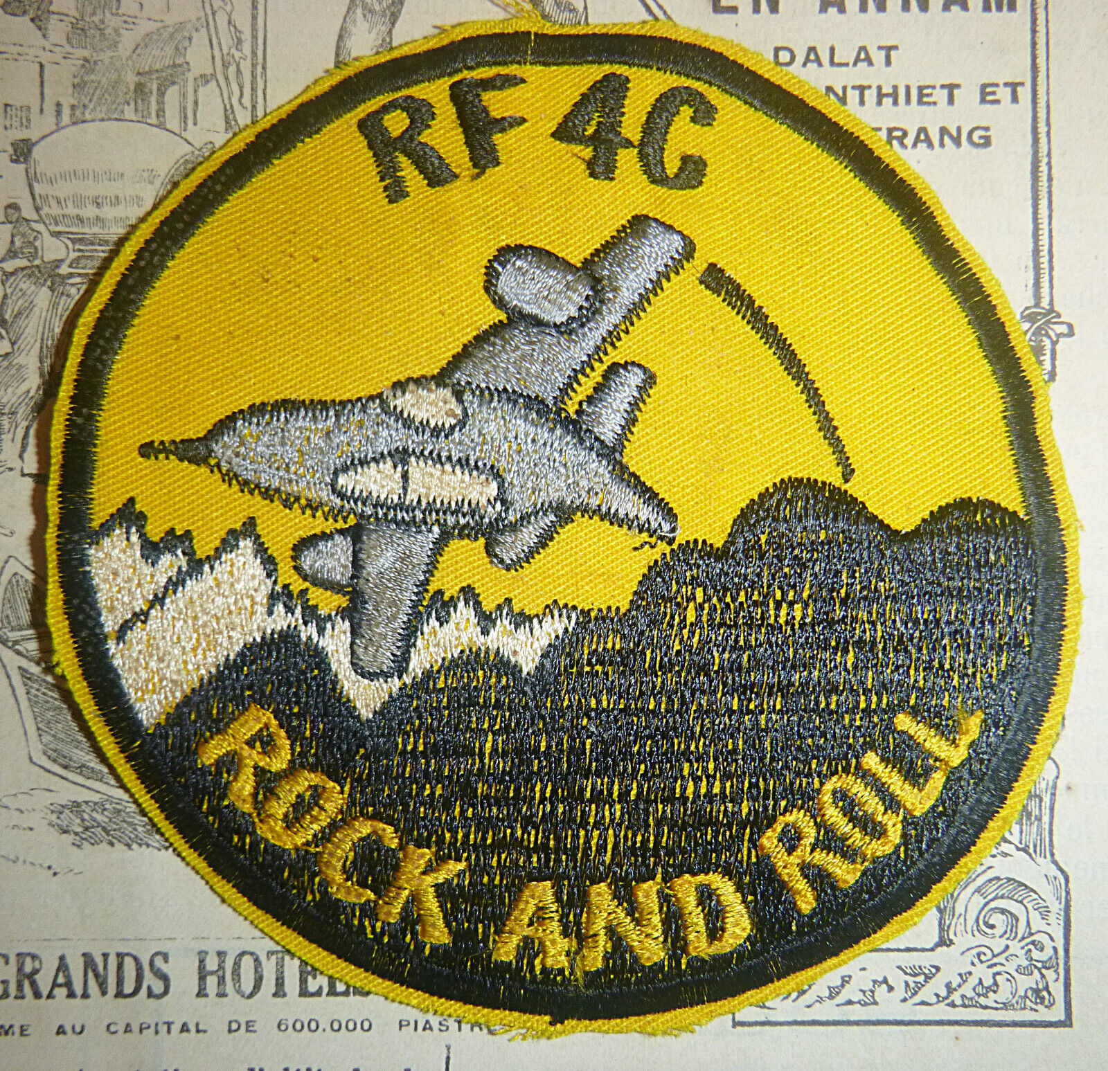 Rare Patch - ROCK and ROLL - Air Combat - USAF  - RF-4C - Vietnam War - W.356