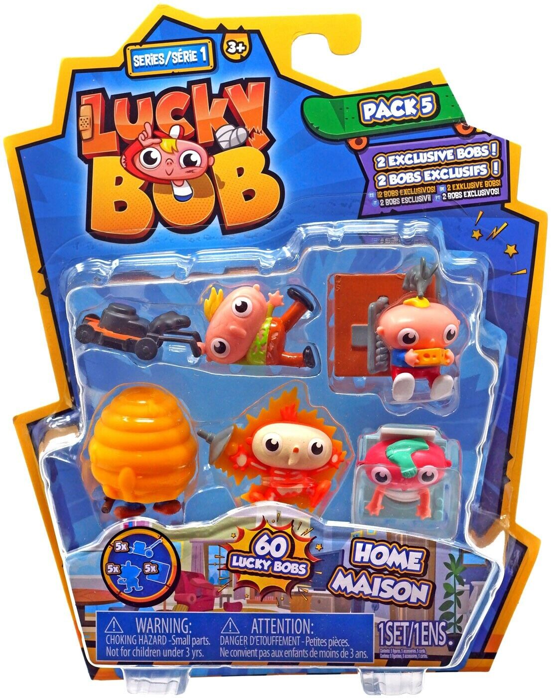 Lucky Bob Mini Figure Series 1 Home 5-Pack [2 Bobs]