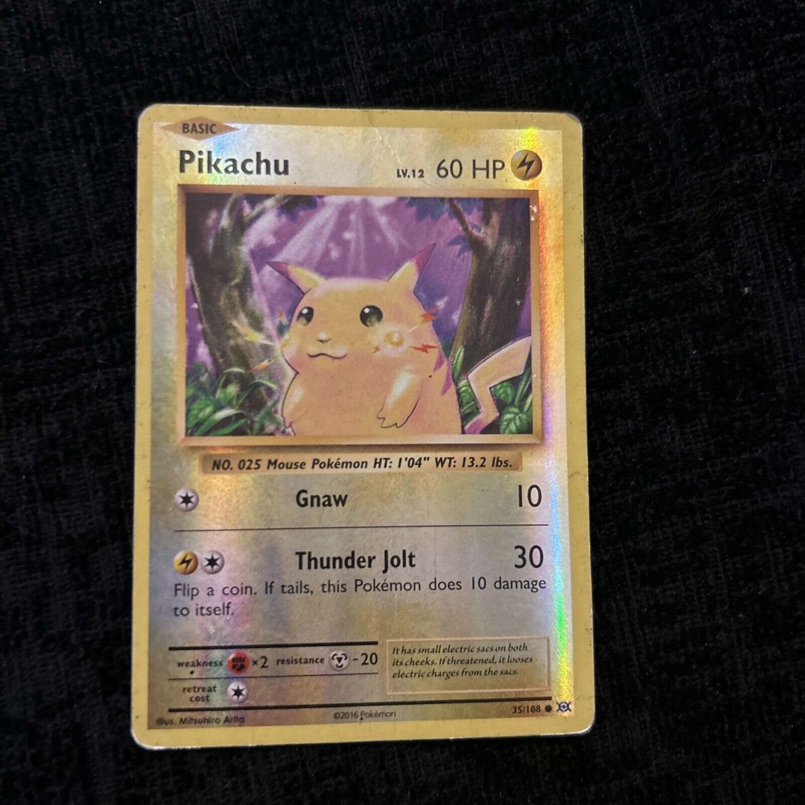 Pokémon TCG Pikachu Evolutions 35/108 Regular Common