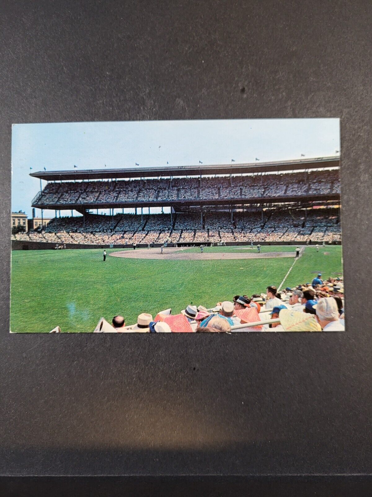 Vtg Postcard Chicago Illinois Wrigley Field Chicago Cubs The City Beautiful \'61