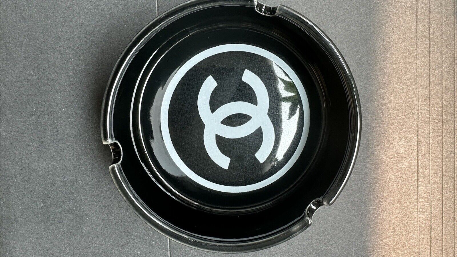 Cha Nel Logo And High Quality ASHTRAY (One Of A Kind)