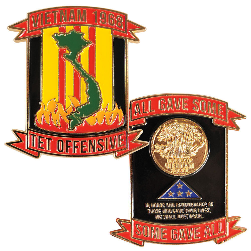 Vietnam Veteran  TET Offensive Challenge Coin