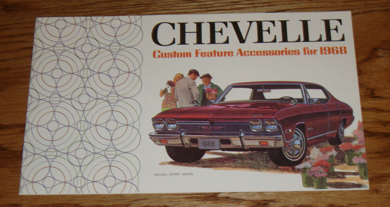 1968 Chevrolet Chevelle Custom Feature Accessories Sales Brochure 68 Chevy