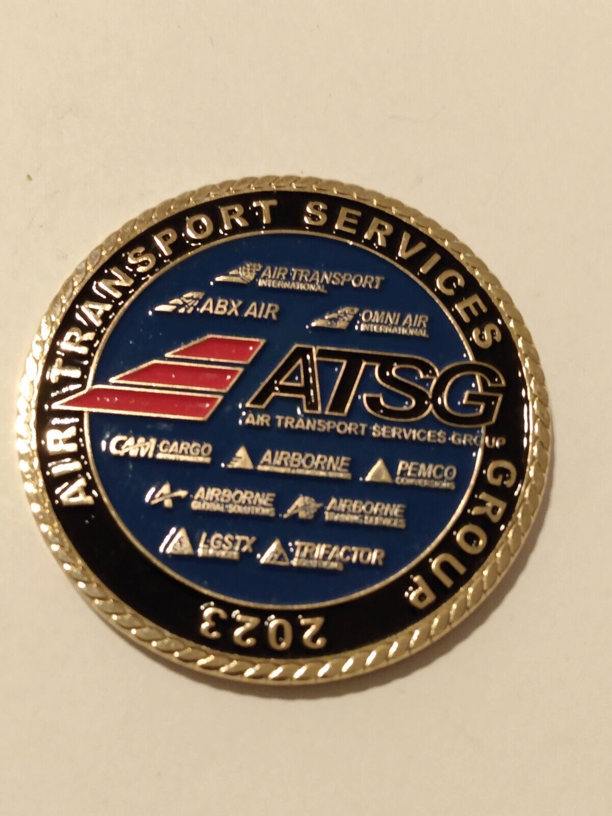 With Liberty & Justice for All ATSG Air Transport Services Group Challenge Coin