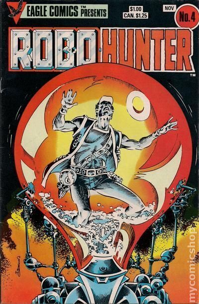Robo Hunter #4 FN 1984 Stock Image
